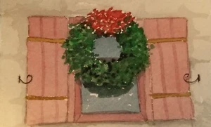 Retha Russell Martin - Window Dressing - ACEO Aquarell Original - Bild 1 von 1