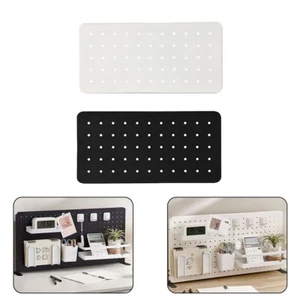 Display Wall Panels Storage Pegboard Ornaments Display Shelving Desk Storage - Picture 1 of 24