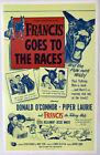 Francis Goes To The Races Benton Window Card