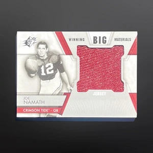 2014 SPx Winning Big Materials Patch Joe Namath #WB-JN Patch HOF Crimson Tide - Picture 1 of 2