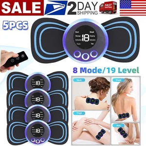 5 PCS Portable Mini Electric Neck Back Massager Whole Body Massage Stimulator - Picture 1 of 13