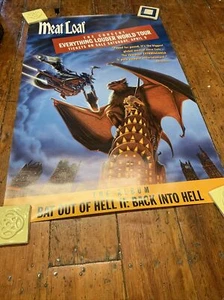 MEAT LOAF EVERYTHING LOUDER WORLD TOUR - ORIGINAL ROLLD ROCK KONZERTPLAKAT - Bild 1 von 8