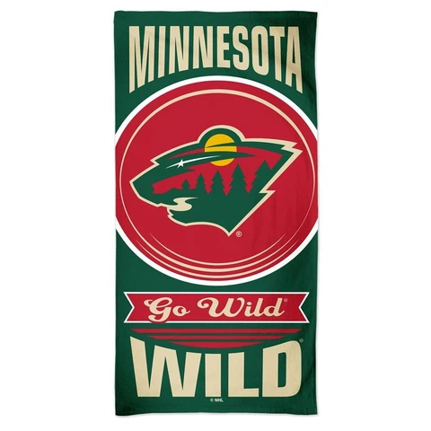 Minnesota Wild Wincraft NHL 30 x 60 Fiber Beach Towel FREE SHIP Cover