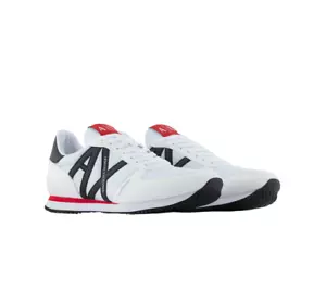 ZAPATO TENIS HOMBRE ARMANI EXCHANGE BLANCO, NEGRO, ROJO/XUX017 K488 - Imagen 1 de 4