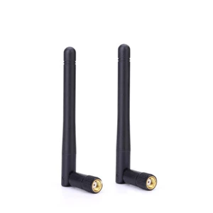 2 Pcs Antenne SMA pour WiFi 2.4GHz/5Ghz Sans Fil Routeur Carte Mâle Pin - Photo 1/4