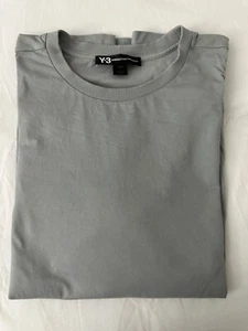 Y-3 Yohji Skull Short Sleeve Tee - Size Medium - Gray - Picture 1 of 4
