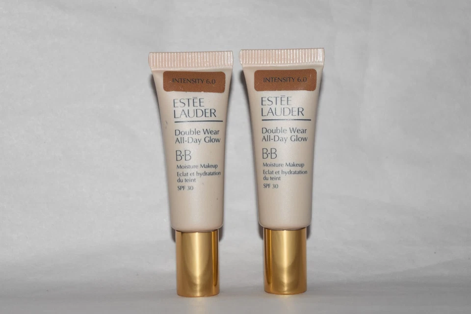 2x Estee Lauder BB Double Wear All-Day Glow Moisture Makeup .34 each Intensity 6 - Image 1 of 1