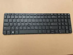 HP Probook 650 G1 G55 G1 w/ pointer US keyboard w/o frame - Picture 1 of 2