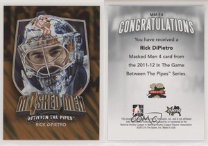 2011-12 ITG Between the Pipes Men 4 Gold /10 Rick DiPietro #MM-14