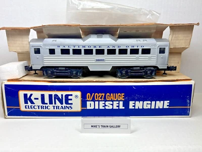 MDK K-Line K-26003 Baltimore & Ohio Budd RDC Dummy Car with Box - Image 1 of 4