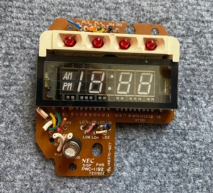 Pantalla de panel de placa de circuito NEC AMFM PWC-1192 de piezas de radio de colección sin probar - Imagen 1 de 5