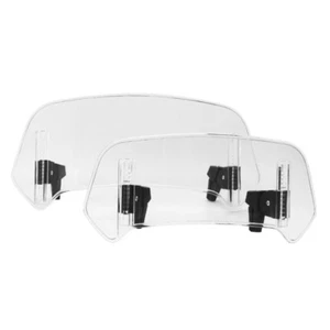 Clamp On Windscreen Deflector Windshield Extension ABS Windshield for Motorbikes - Picture 1 of 10