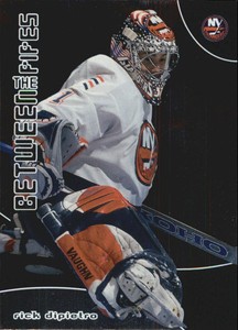 2001-02 Between the Pipes Islanders Hockey Card #4 Rick DiPietro