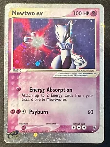 Mewtwo ex SWIRL! 101/109 EX Ruby & Sapphire Pokemon Card Nintendo Holo Rare - Mp - Bild 1 von 5