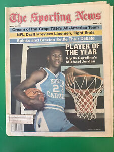 Sporting News-March 28, 1983-Michael Jordan-North Carolina-Player of the Year