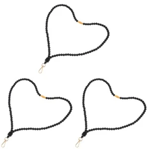 3 Pieces Straps Man Beaded Lanyard Theft - Zdjęcie 1 z 12