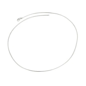 925er Sterlingsilber Omega Reif Tonda Kette Stärke 1,20mm Breit Collier Damen - Picture 1 of 8