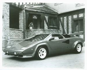 Lamborghini Countach Pressefoto 1987 World of Wheels Car Show 8x10" - Bild 1 von 1