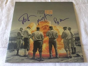 Phish FIRMADO Fuego LP Álbum X3 Trey Anastasio Mike Gordon Page McConnell PRUEBA - Imagen 1 de 2