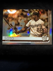 2019 Topps Chrome Juan Soto #155 Sepia Refractor Mets Invest Mint - Bild 1 von 4