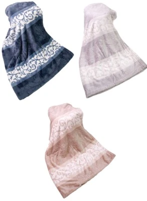 Schicke Flanelldecken geprägt & bedruckt in Verschiedenen Farben 150 x 200 cm - Bild 1 von 4