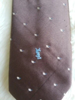 Yves Saint Laurent Tie YSL Color - Brown - Neckwear  Foto 1 de 4