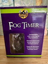 New Spirit Halloween Fog Timer For Fog Machine With Box and Manual