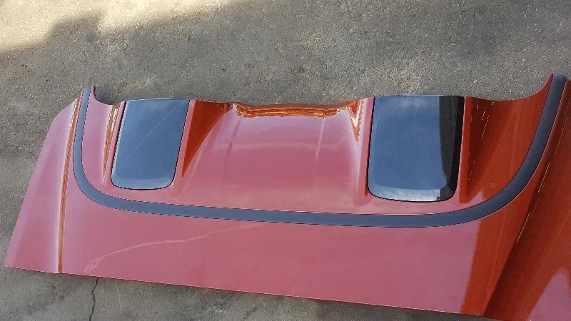 14-18 Chevrolet Corvette C7 Convertible Roof Top Orange Tonneau Panel Lid Cover Foto 1 de 4