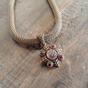 Stephen Dweck Bronze Halskette abnehmbarer Anhänger 50 cm 63 g Schmuck Made in USA - Bild 1 von 9