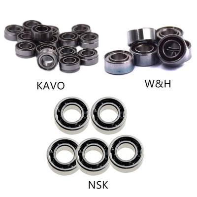 1-100 Dental Fit KAVO/NSK/WH High Speed Handpiece Ceramic Bearing Ball Cartridge