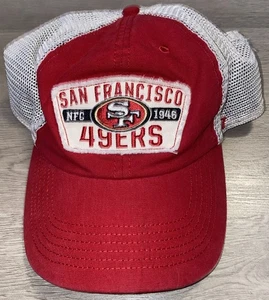 San Francisco '47 Truckermütze Druckknopflasche rot NFL NFC 1946 SF Football Retro Mesh - Bild 1 von 17