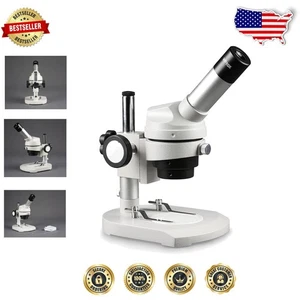 Microscopio monocular E30 - Aumento nítido 20X-50X para campo y aula - Imagen 1 de 7