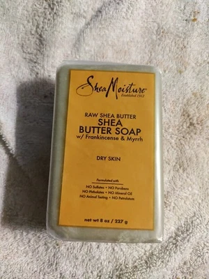 Jabón en barra de manteca de karité cruda con incienso y mirra, 8 oz (227 g) Foto 1 de 3