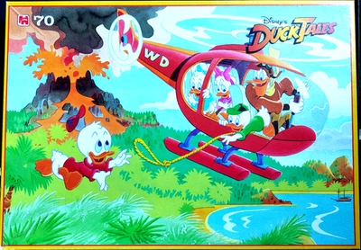 Disney's DUCK TALES - Kids Jigsaw Puzzle - 70 Pieces - JUMBO - Image 1 of 4
