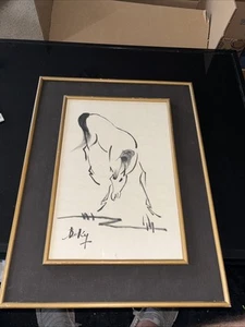 Quadro Beky Art di "CAVALLO" inchiostro nero cinese su carta speciale MCM - Foto 1 di 5