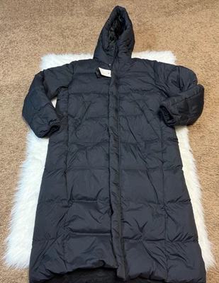 Nike Air Jordan полета вниз с капюшоном длинный черный размер большой парка куртка FV7269-010 - Изображение 1 из 4