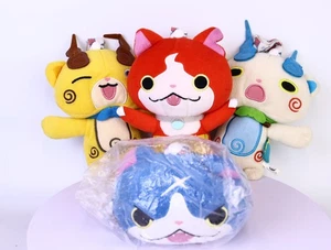 Lote 4 Relojes Yo-kai ICHIBAN KUJI Peluche Jibanyan Komasan Komajiro Hovernyan 6" - Imagen 1 de 9