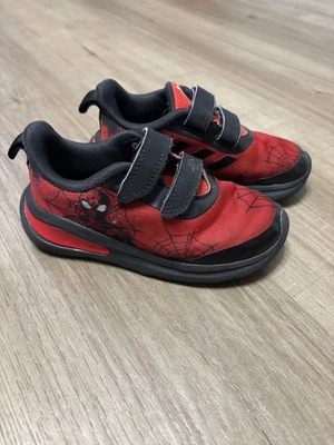 Adidas Marvel Fortarun Spiderman Trainers Baby Kids Trainers Superhero Size 9K - Image 1 of 4