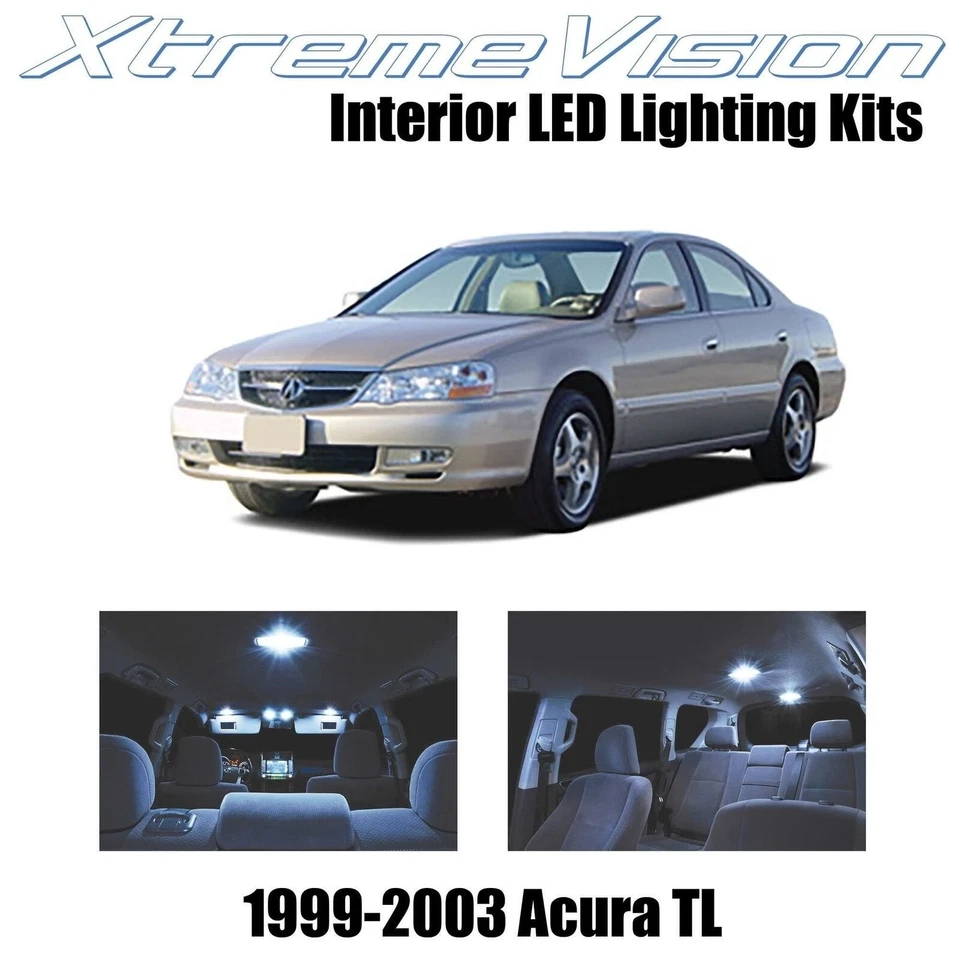 XtremeVision Interior LED for Acura TL 1999-2003 (10 PCS) Cool White - Image 1 of 1