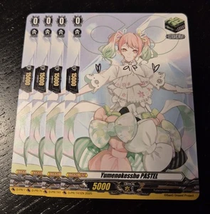 4x Yumenokessho PASTEL - Cardfight! Vanguard Promo - Picture 1 of 1