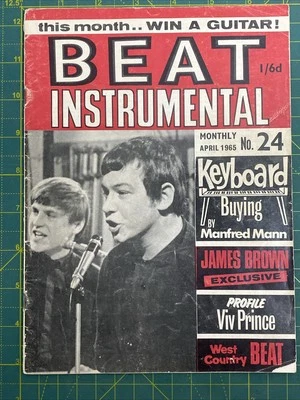 BEATLES BEAT INSTRUMENTAL MAGAZINE MAY 1965 THE ANIMALS COVER JOHN LENNON ADVERT - Image 1 of 4