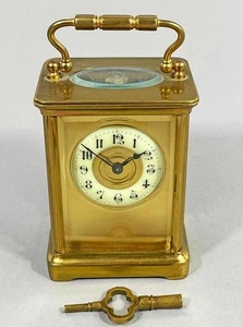 FEINE VINTAGE KUTSCHENUHR mit MASKIERTEM ZIFFERBLATT a - Bild 1 von 11