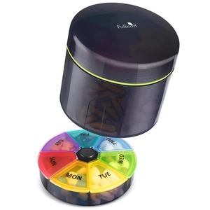 Detachable Large Pill Organizer, Moisture Proof Travel Pill Box, 7 Day Pill B... - Bild 1 von 8