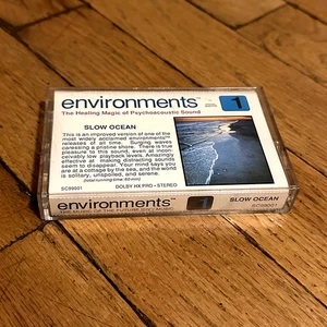 Environments 1 Slow Ocean Cassette Tape - Irv Teibel Syntonic Research - Picture 1 of 2