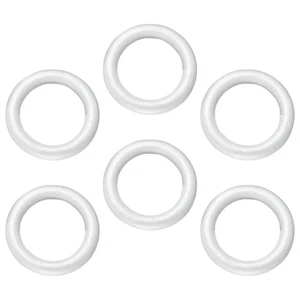 6 Pcs Bubble Circle Christmas Decoration Polystyrene Shapes for Crafts Foams - Picture 1 of 12