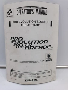 Konami PRO EVOLUTION SOCCER THE ARCADE OPERATOR'S MANUAL/MANUALE - Imagen 1 de 3
