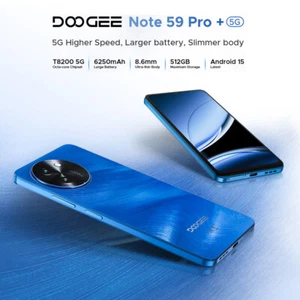 Global DOOGEE NOTE 59 PRO+ 5G Smartphone 120Hz 6250mAh 36GB+512GB 50MP AI Camera - Picture 1 of 15