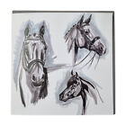 Gubblecote - wasserfarben - Grukarte "Trio Of Horse's" - Karton (BZ4799)