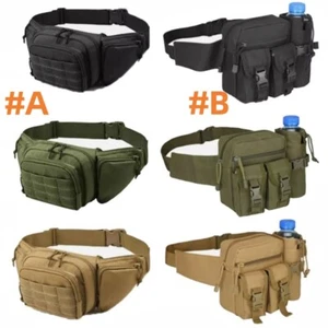 Marsupio vita tattico utilità outdoor marsupio militare campeggio escursionismo cintura borsa - Foto 1 di 25