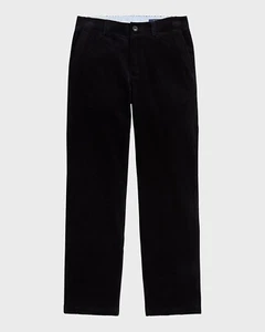 Polo Ralph Lauren Straight Fit Corduroy Pants Big Boys 20 Black Button Zipped - Picture 1 of 19